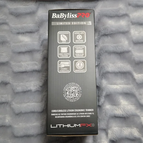 BaBylissPRO Limited Edition Trimmer - Silver and Black - Picture 3 of 3